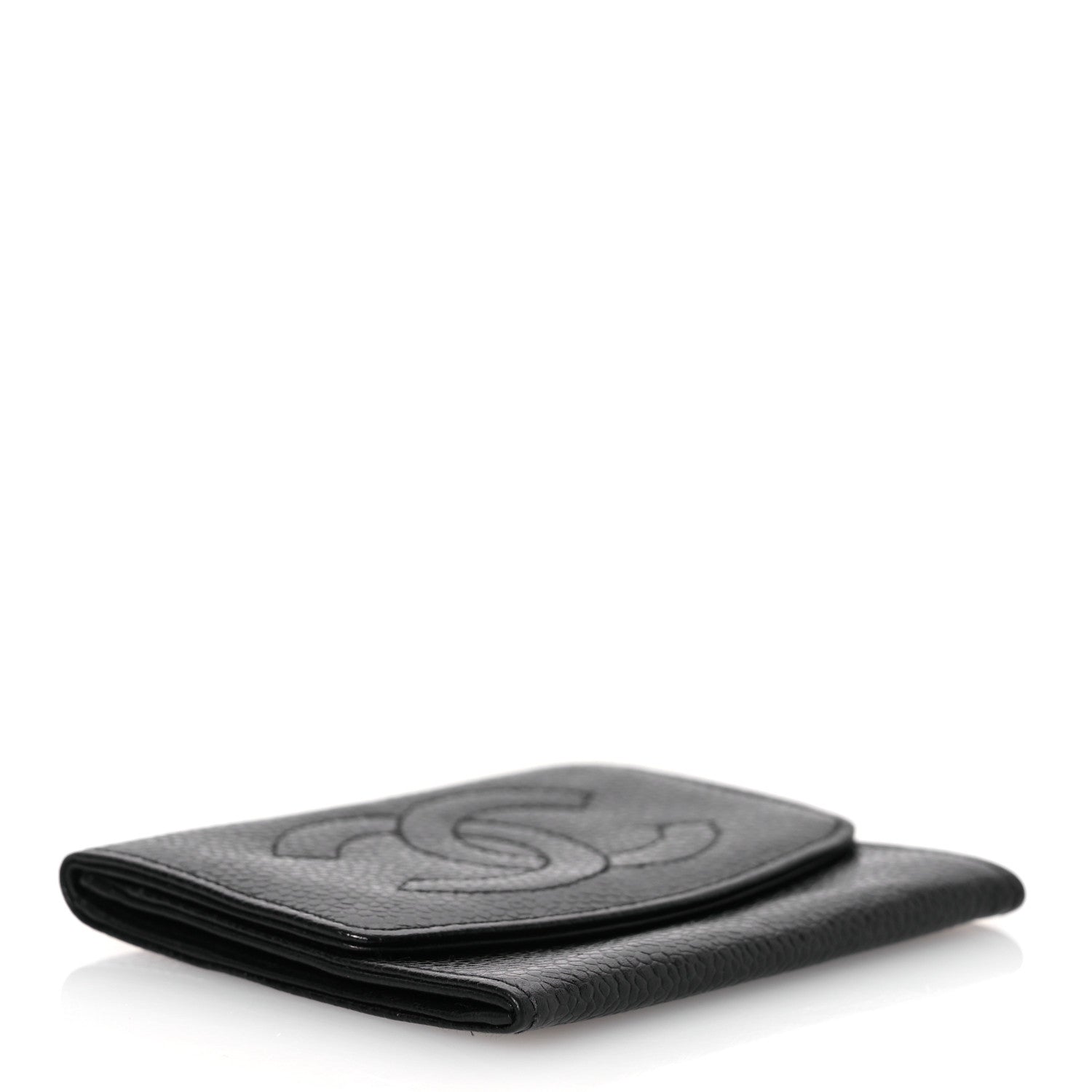 Chanel Caviar Timeless CC Flap Card Holder Black 4 of 11