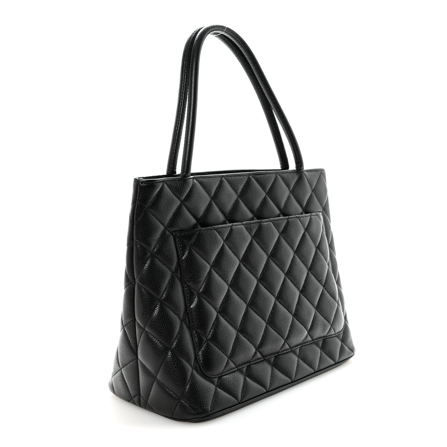 Chanel Caviar Quilted Medallion Tote Black 3 of 9