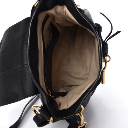 Chloe Grained Lambskin Calfskin Small Lexa Shoulder Bag Black 5 of 9