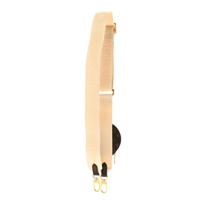 Louis Vuitton Nylon Monogram Strap with Coin Purse Cream 2 of 4
