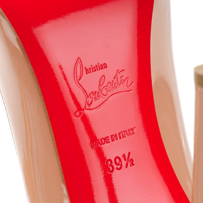 Christian Louboutin Patent So Kate 120 Pumps 39.5 Nude 5 of 7