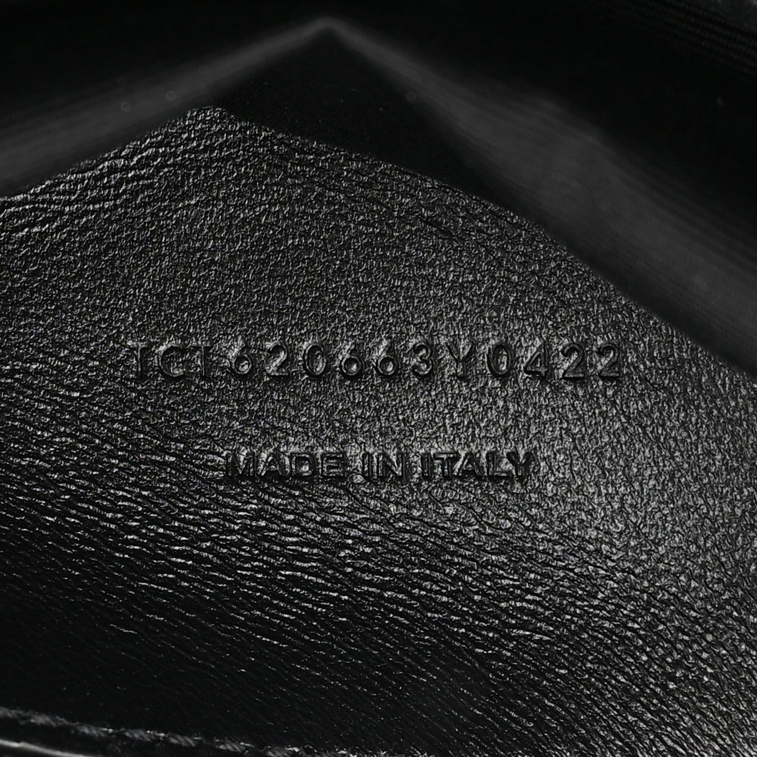 Saint Laurent Calfskin Crocodile Embossed Medium West Hollywood Monogram Fold-Over Bag 7 of 11
