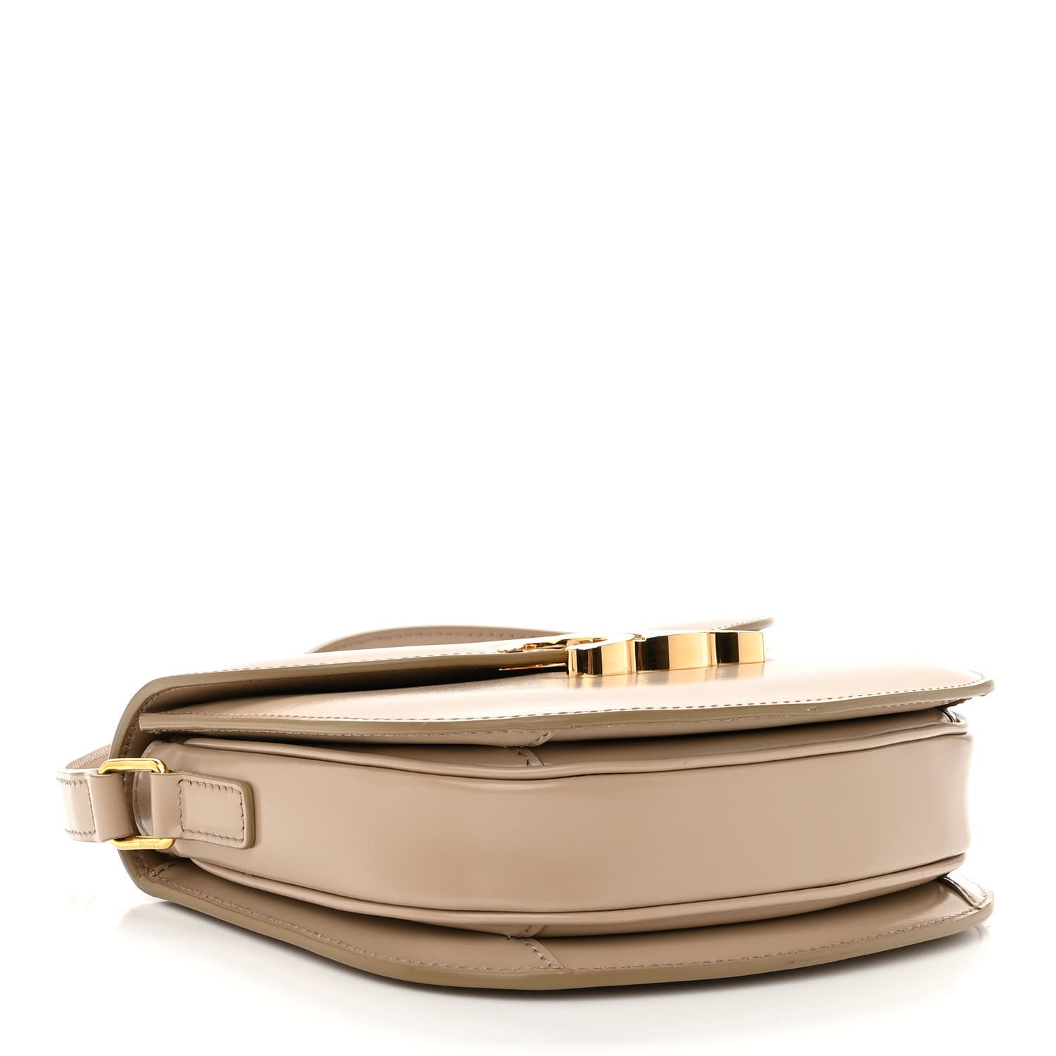 Celine Shiny Calfskin Triomphe Besace Clea Pebble 4 of 9