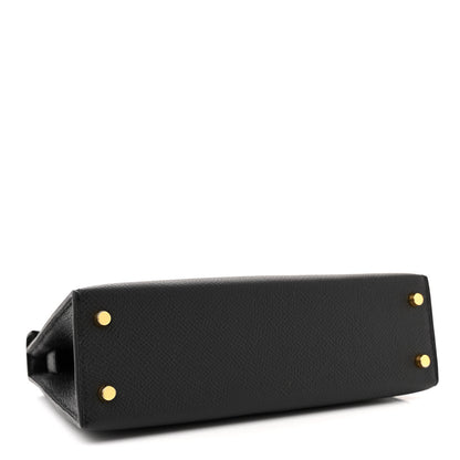 Hermes Epsom Mini Kelly Sellier 20 Black 4 of 11