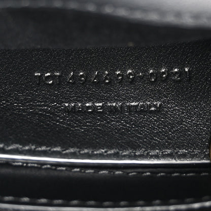 Saint Laurent Calfskin Y Quilted Monogram Monochrome Small Loulou Chain Satchel Black 7 of 10