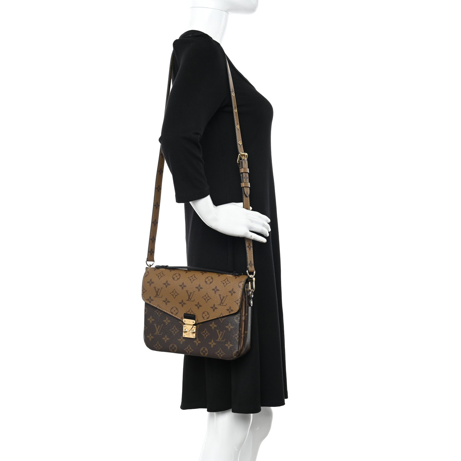 Louis Vuitton Reverse Monogram Pochette Metis 2 of 12