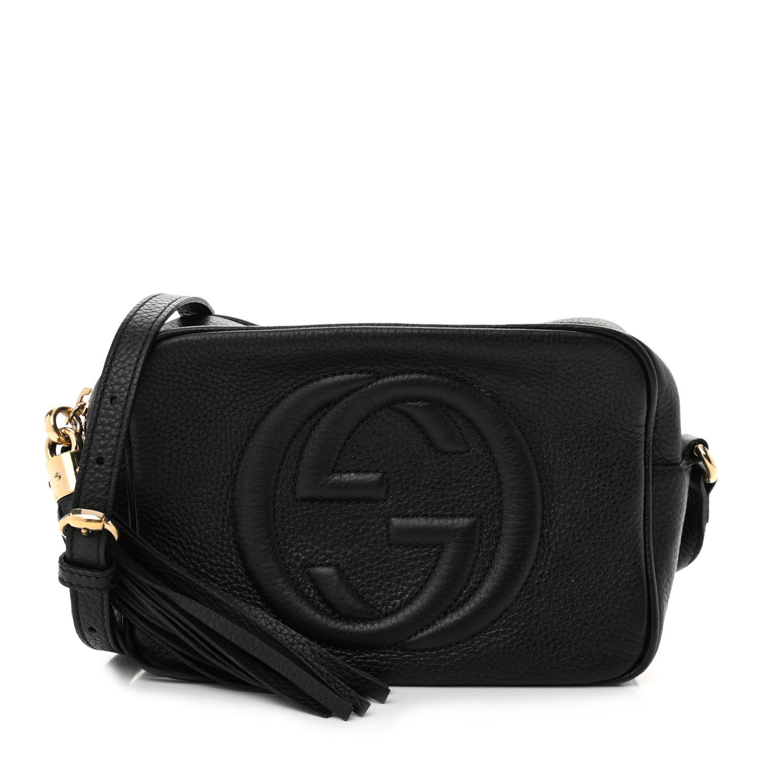 Gucci Pebbled Calfskin Small Soho Disco Bag Black 1 of 13