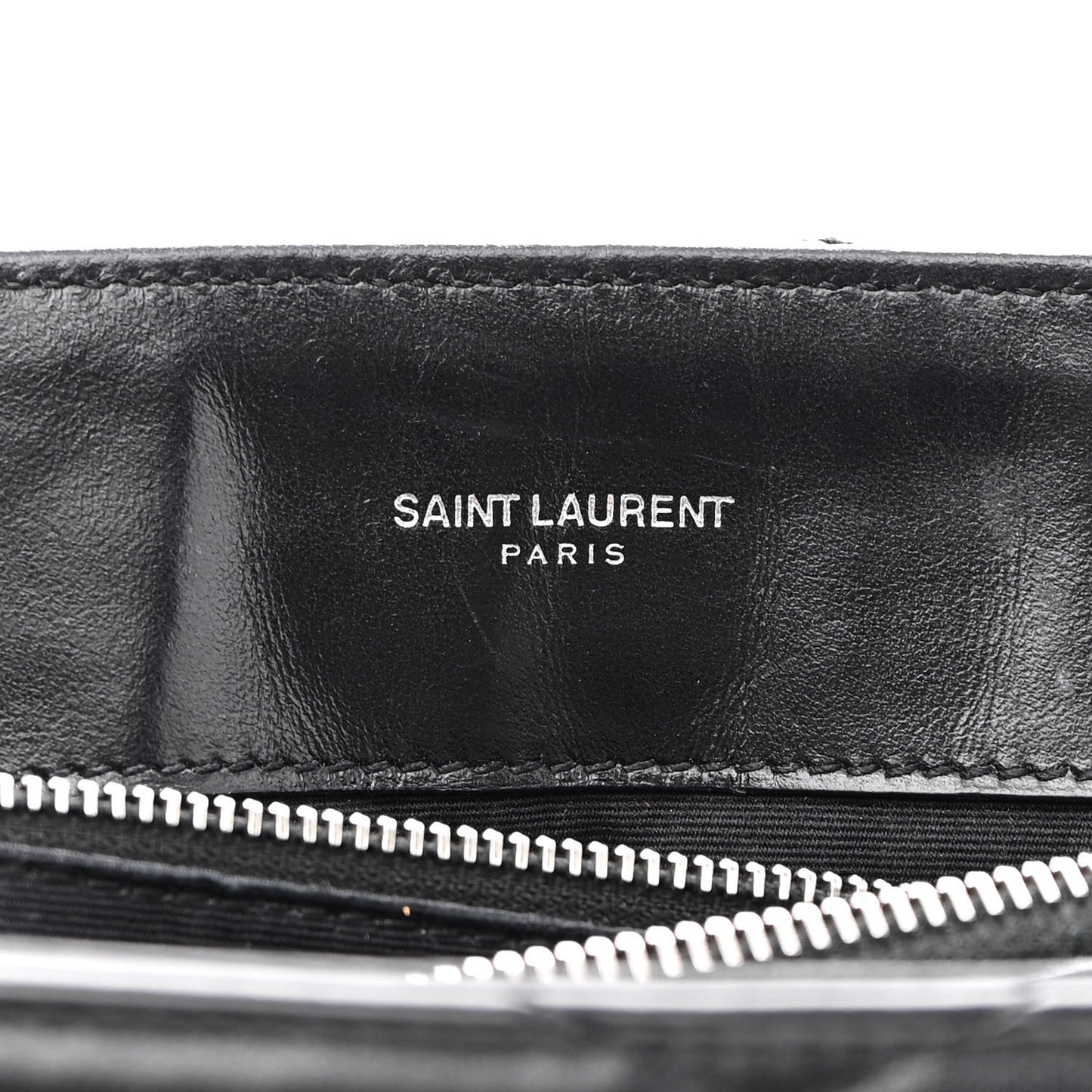 Calfskin Y Quilted Monogram Medium Loulou Chain Satchel Black