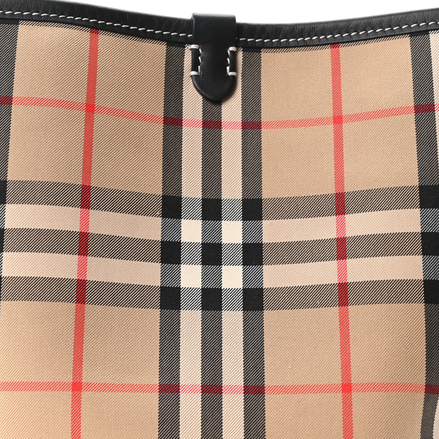 Vintage Check Calfskin Mini Ashby Bucket Bag Archive Beige