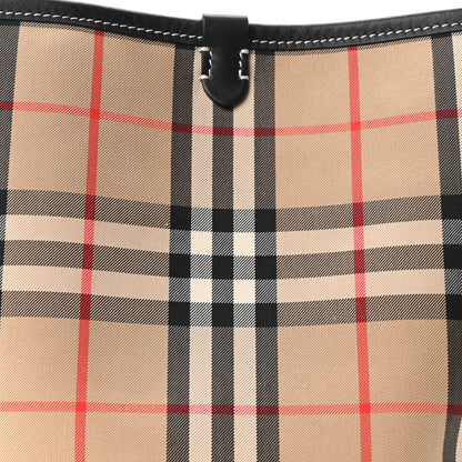 Burberry Vintage Check Calfskin Mini Ashby Bucket Bag Archive Beige 9 of 11