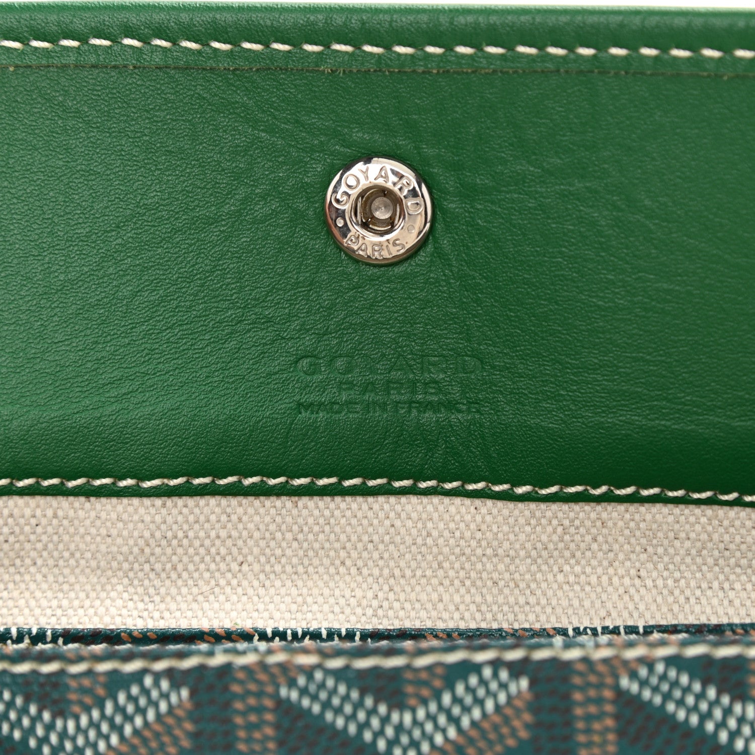 Goyard Goyardine Saint Louis GM Green 8 of 12