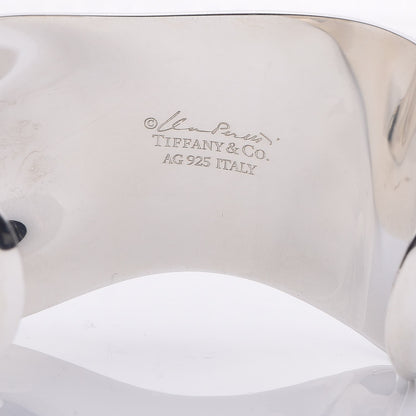 Tiffany Sterling Silver Medium Elsa Peretti Left Wrist Bone Cuff Bracelet 10 of 10