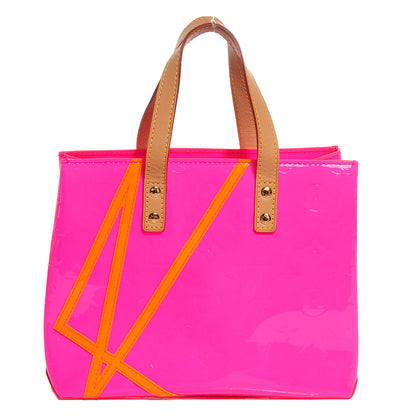 Louis Vuitton Vernis Fluo Reade PM Rose 1 of 7