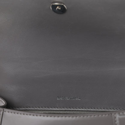 Balenciaga Shiny Box Calfskin Small Hourglass Top Handle Bag Dark Grey 10 of 15