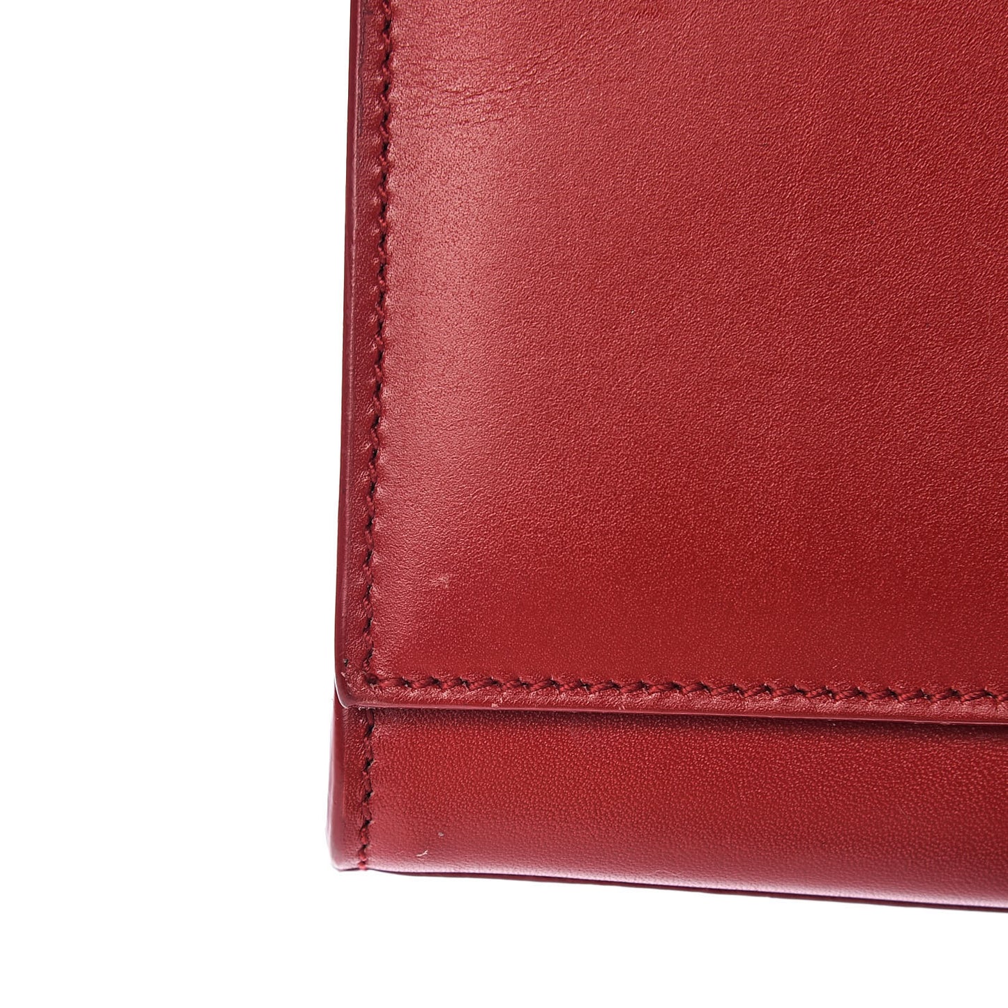 Calfskin Classic Monogram Tassel Clutch Red