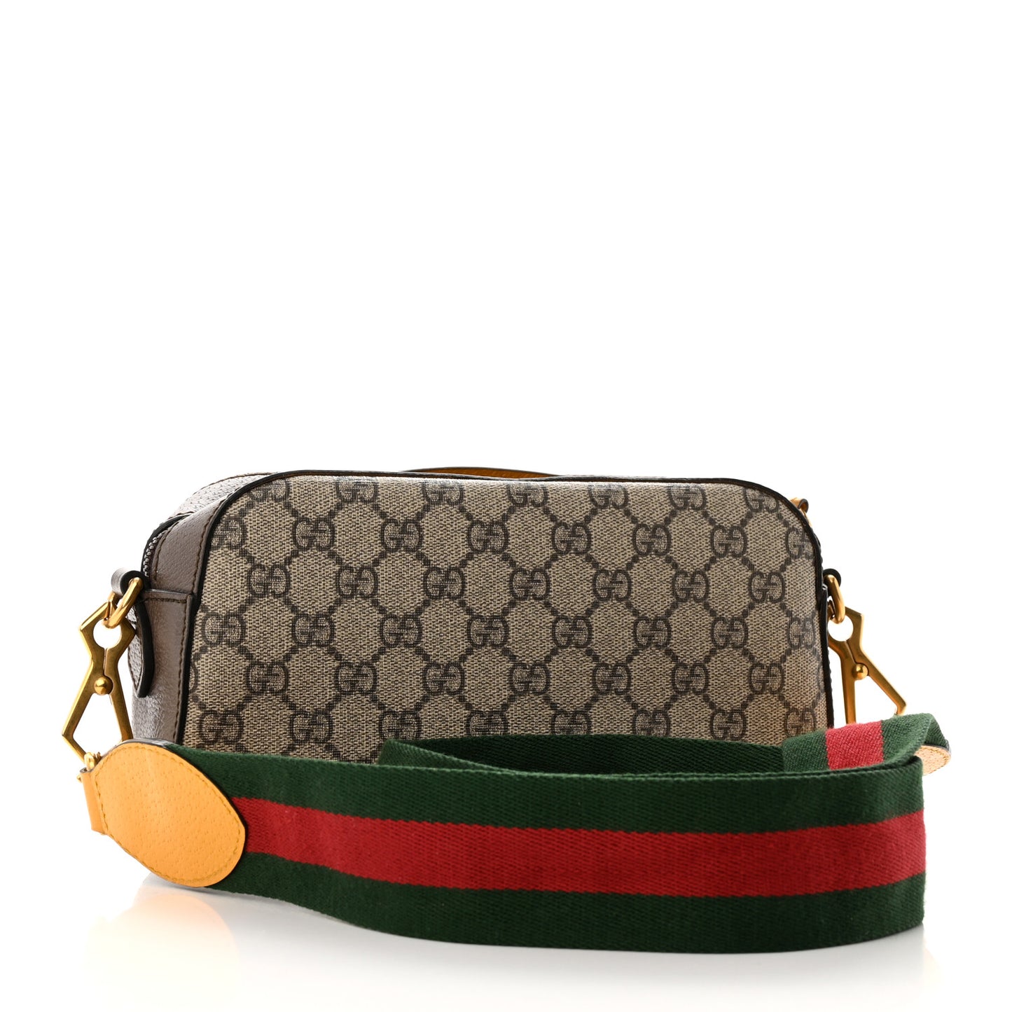 GG Supreme Monogram Web Neo Vintage Shoulder Bag Beige New Acero Crop