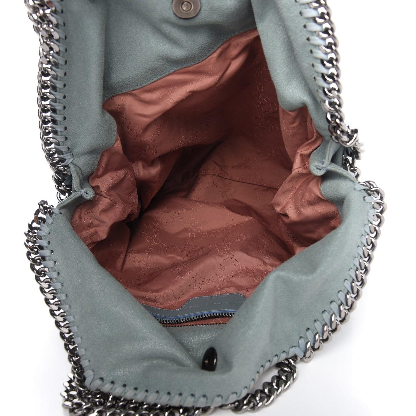 Shaggy Deer Falabella Fold Over Tote Mist