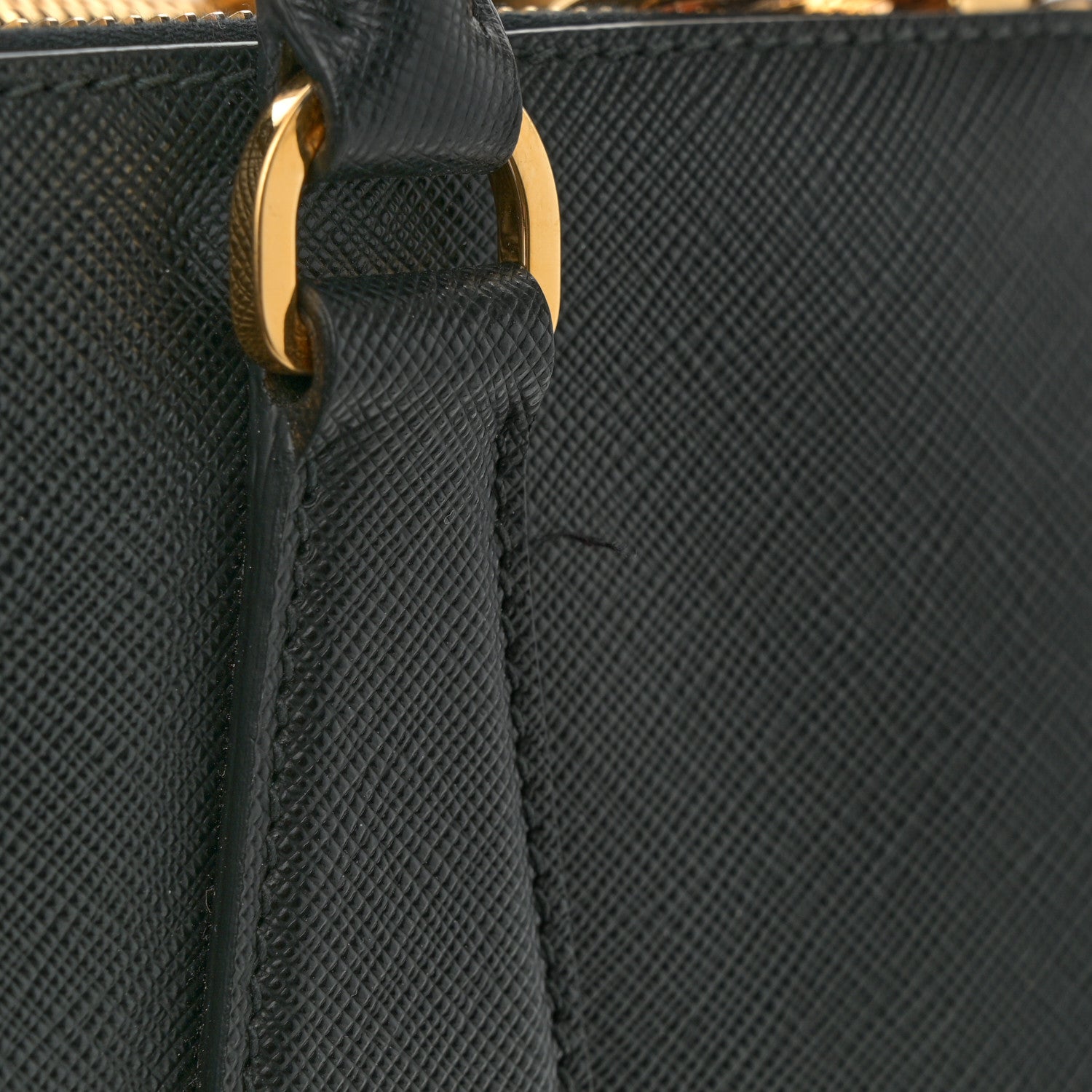 Prada Saffiano Lux Large Galleria Double Zip Tote Black 12 of 12