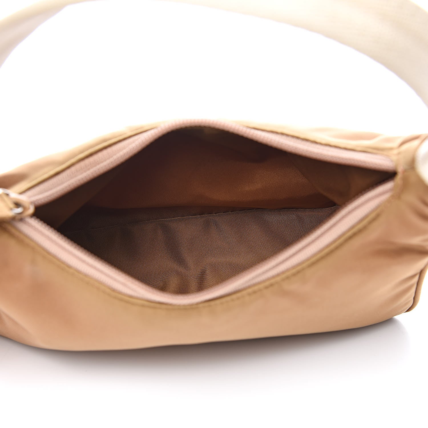 Prada Tessuto Nylon Small Shoulder Bag Nocciolo 5 of 10