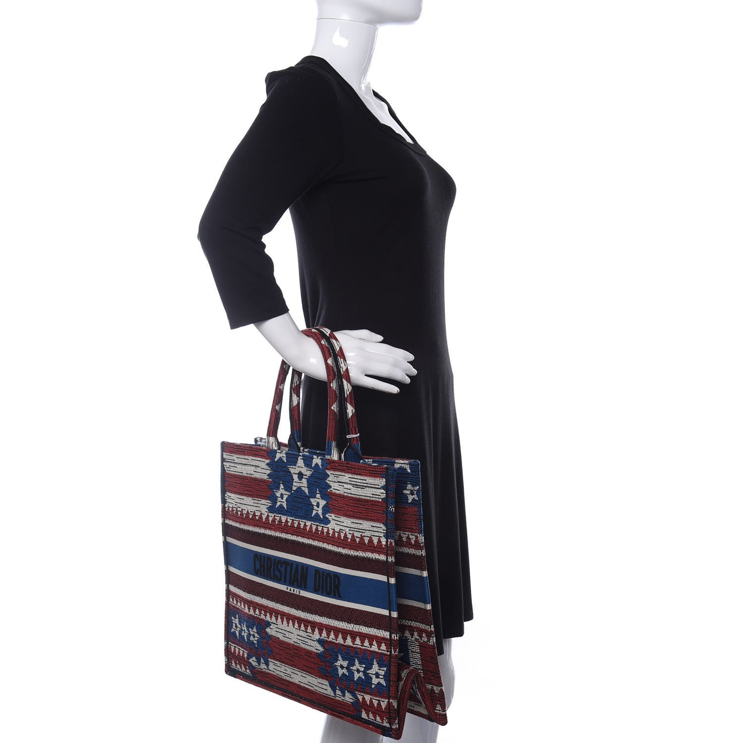Canvas Embroidered Exclusive US Book Tote Multicolor