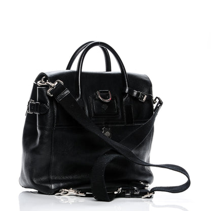 Mulberry Natural Leather Cara Delevingne Convertible Satchel Black 3 of 10