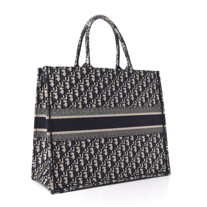 Christian Dior Oblique Book Tote Blue Multicolor 3 of 11