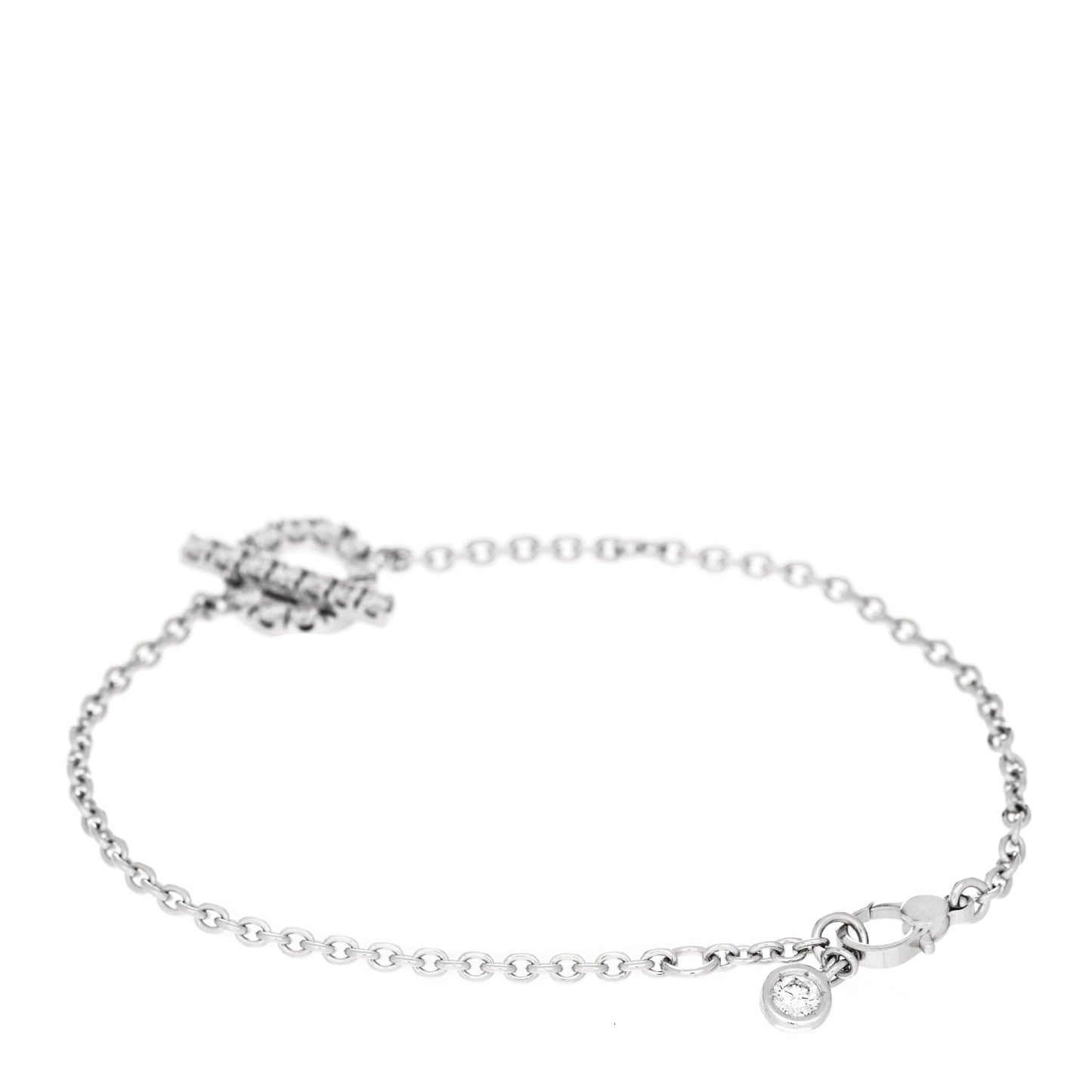 18K White Gold Diamond Finesse Bracelet SH