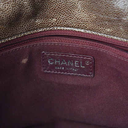 Chanel Crumpled Grained Calfskin Jumbo CC Crave Flap Beige 5 of 11