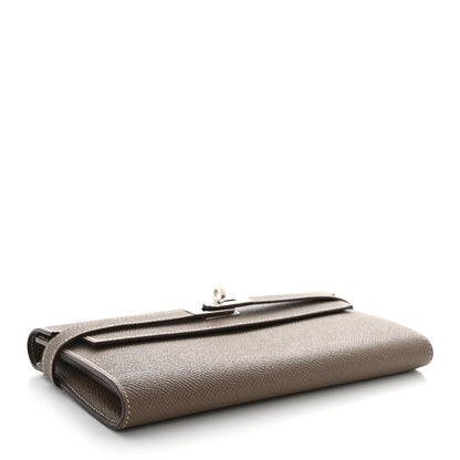 Hermes Epsom Kelly Longue Wallet Etoupe 4 of 9