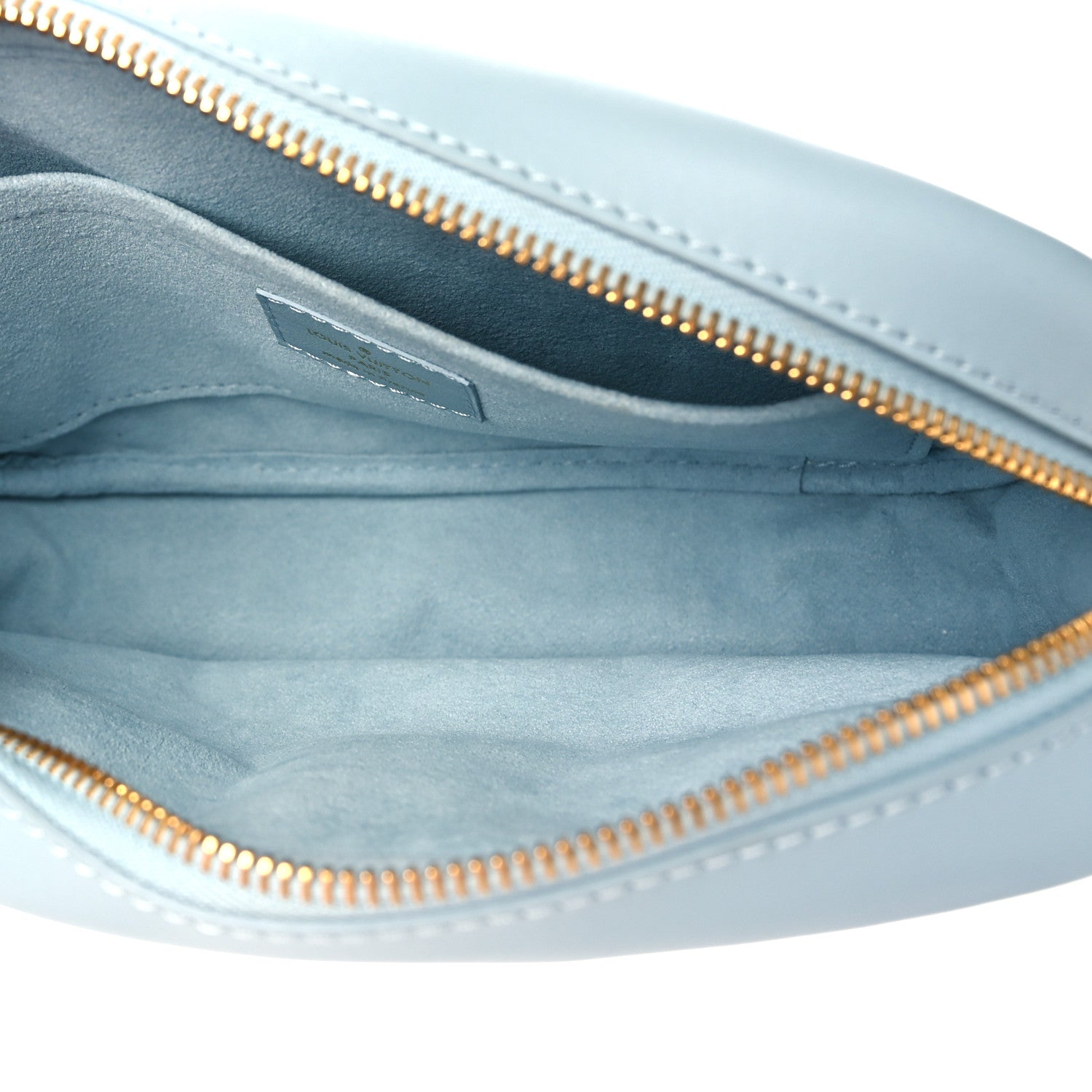 Louis Vuitton Calfskin New Wave Camera Bag Porcelain Blue 5 of 9
