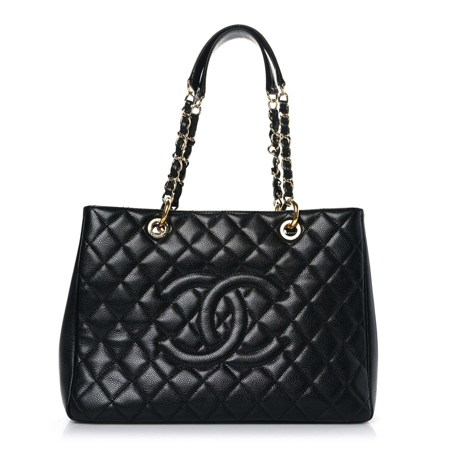 Chanel Caviar Quilted Grand Shopping Tote GST Black 1 of 9