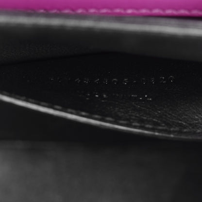 Saint Laurent Box Calfskin Monogram Medium Solferino Satchel Fuchsia 7 of 11