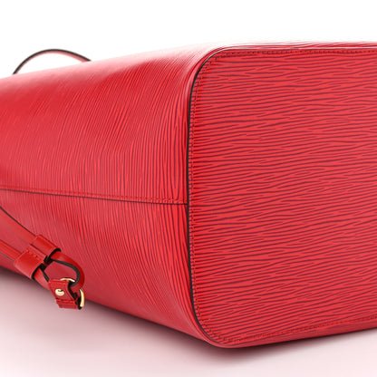 Louis Vuitton Epi Neverfull MM Castillan Red 9 of 10