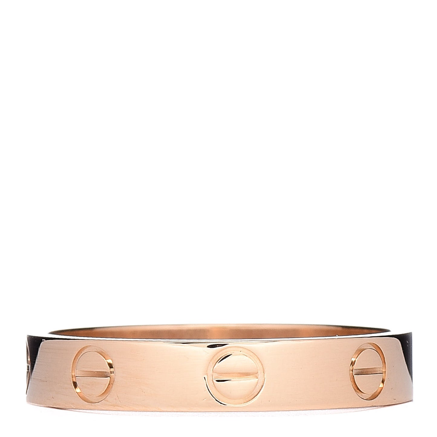 18K Yellow Gold 3.5mm LOVE Wedding Band Ring 55 7.25