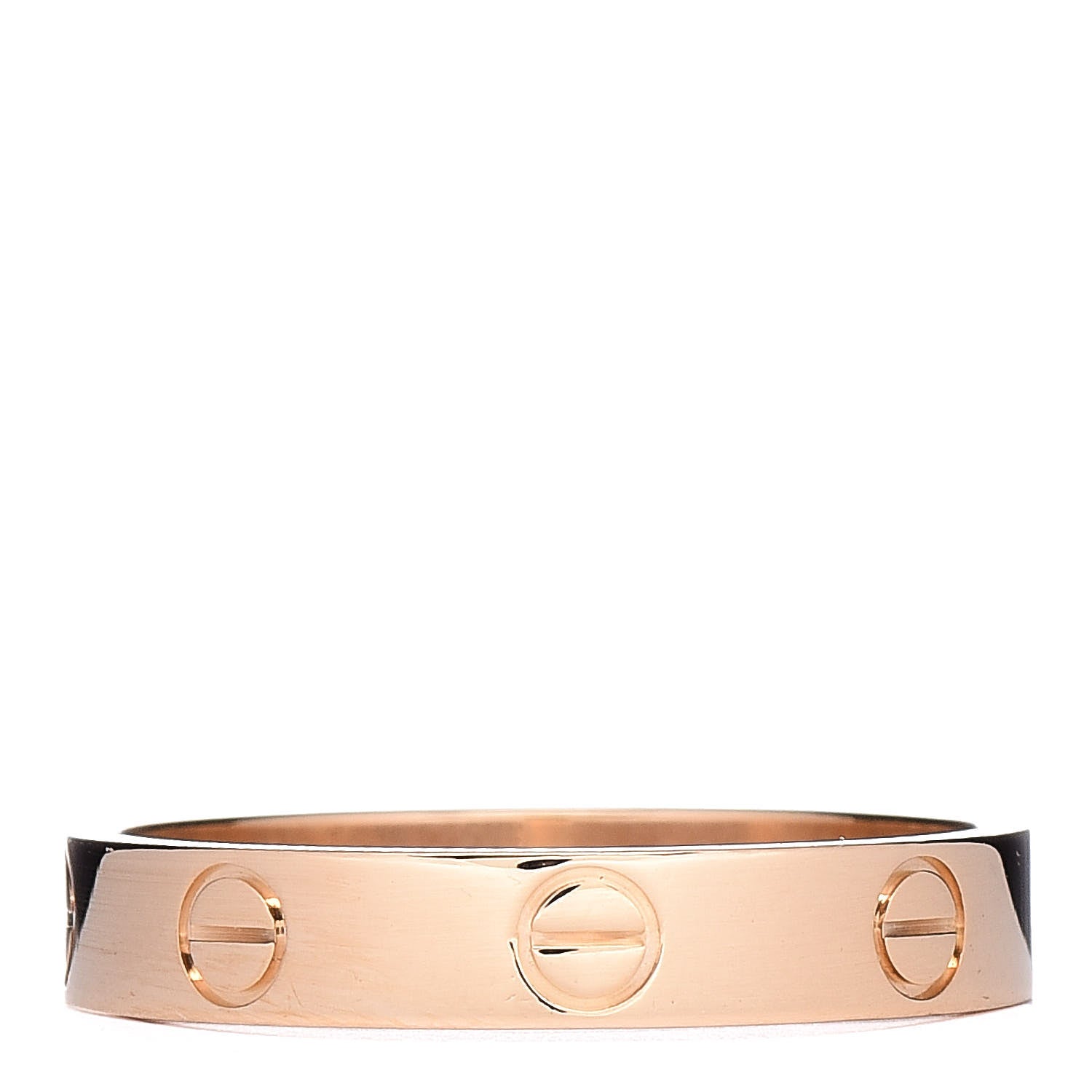 Cartier 18K Yellow Gold 3.5mm LOVE Wedding Band Ring 55 7.25 1 of 4