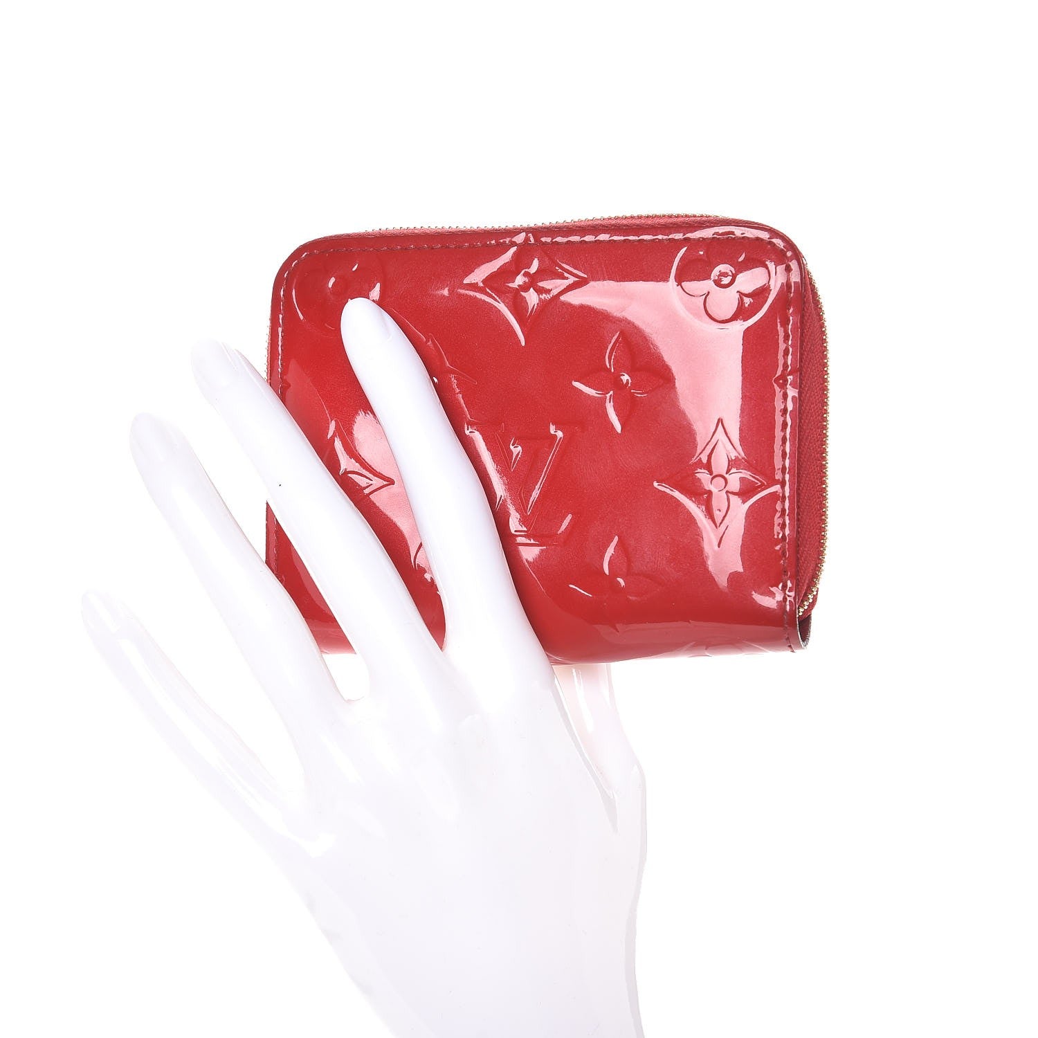 Louis Vuitton Vernis Zippy Coin Purse Cherry 2 of 7