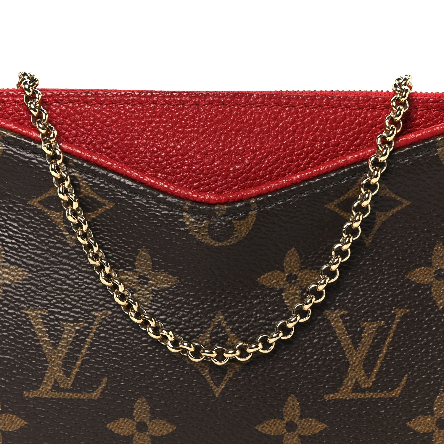 Louis Vuitton Monogram Pallas Clutch Cherry 9 of 11