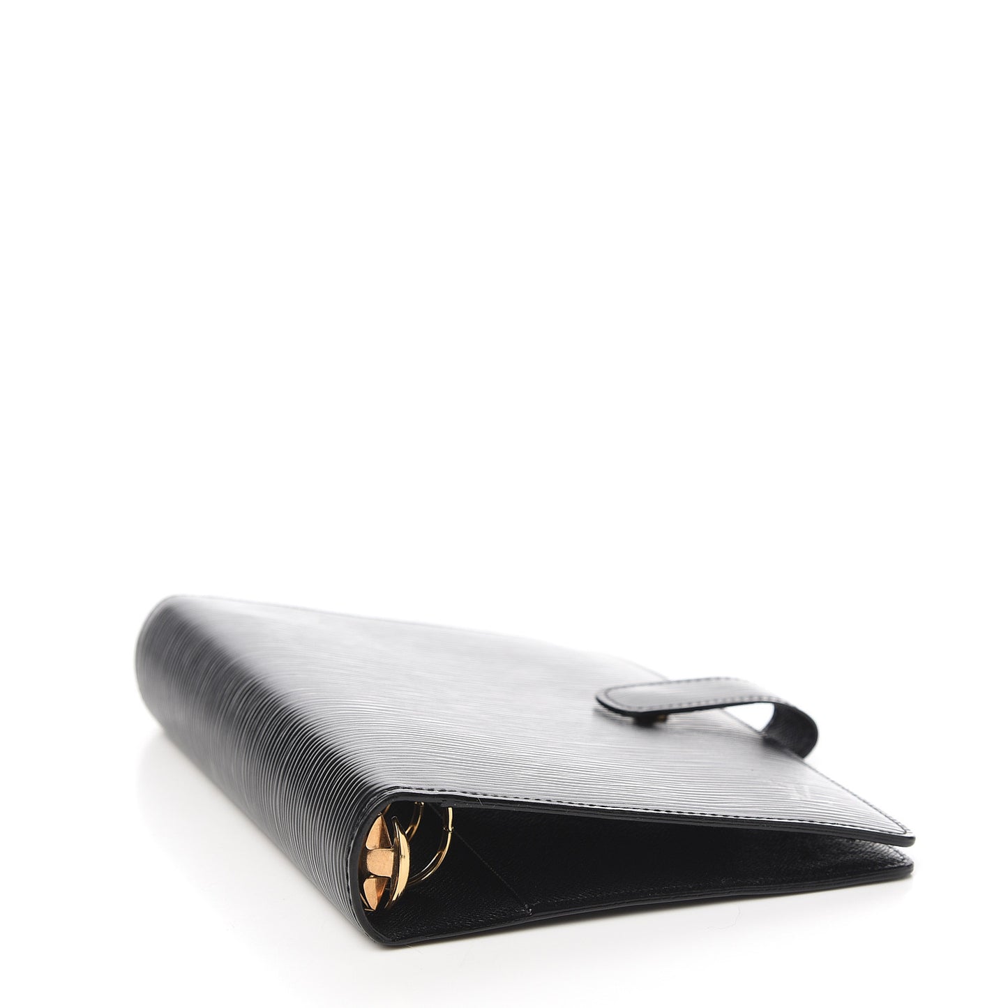 Epi Medium Ring Agenda Cover Black