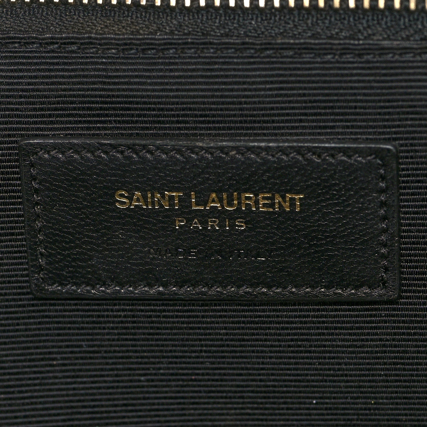 Saint Laurent Grain De Poudre Matelasse Chevron Large Monogram Satchel Dark Beige 5 of 14