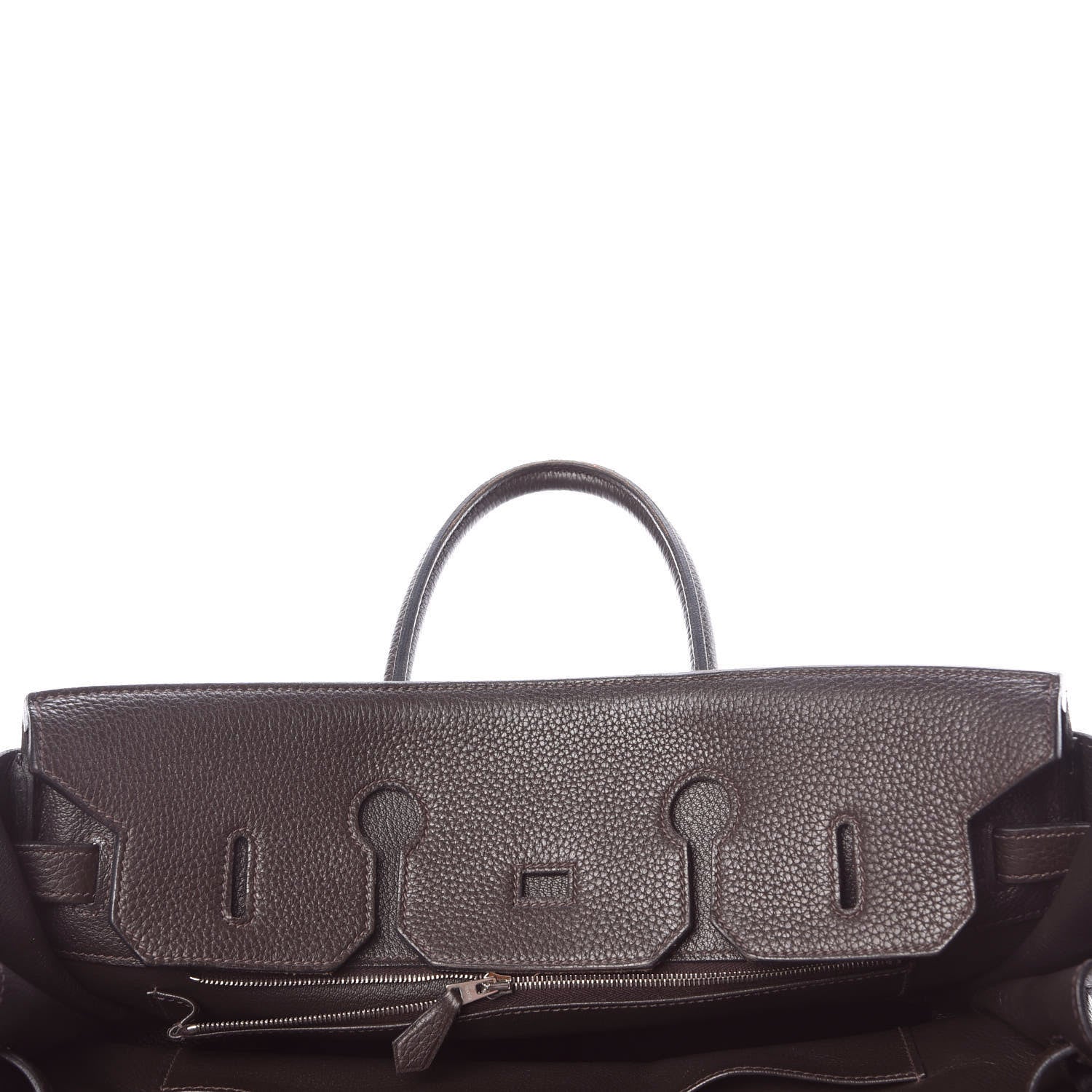Hermes Taurillon Clemence Birkin 35 Chocolate 14 of 37