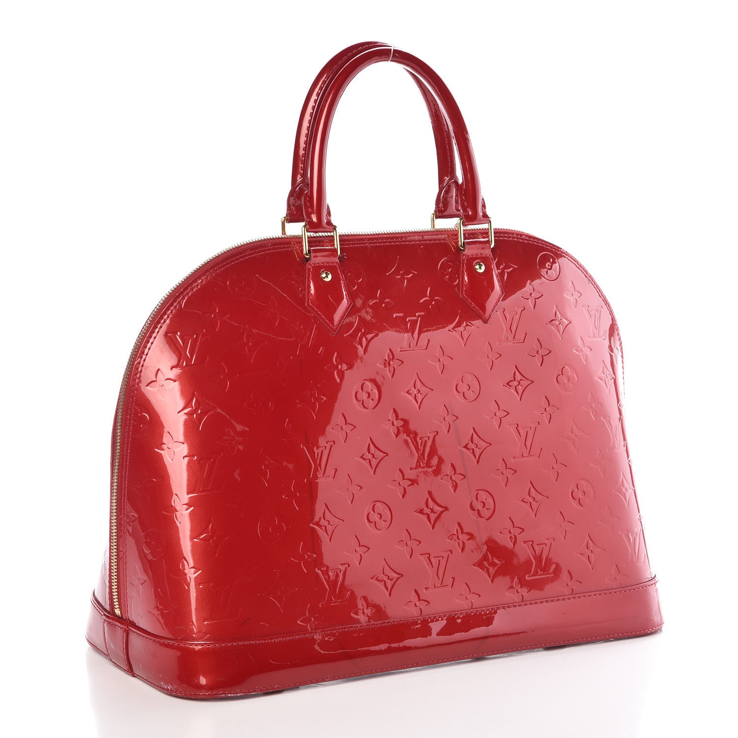 Louis Vuitton Vernis Alma GM Pomme D'Amour 3 of 14
