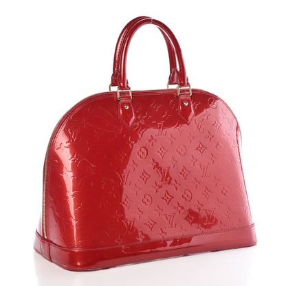 Louis Vuitton Vernis Alma GM Pomme D'Amour 3 of 14
