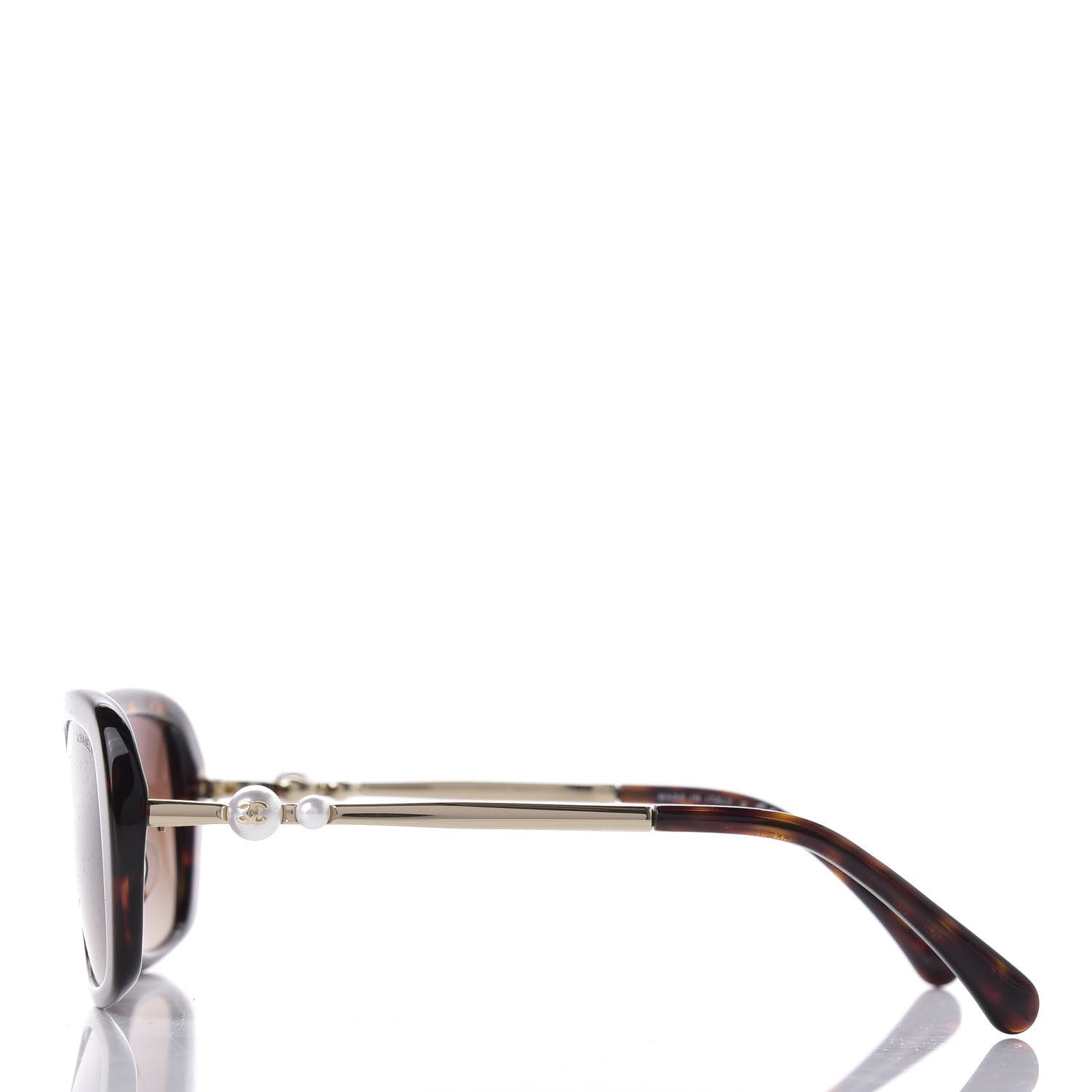 Chanel Pearl Square Sunglasses 5427-H-A Tortoise 3 of 8