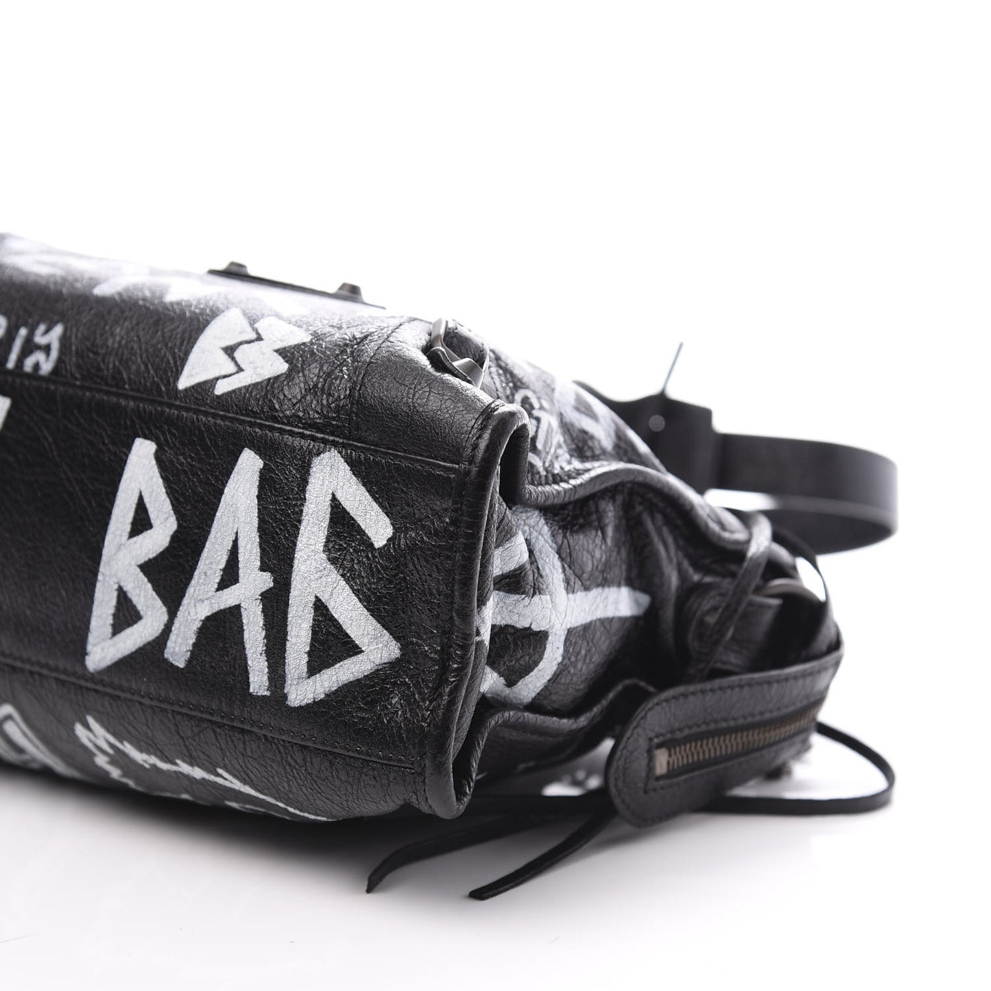 Agneau Classic Hardware Graffiti All Over S City Black