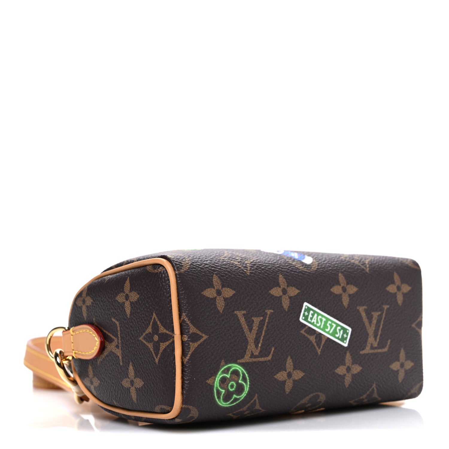 LOUIS VUITTON スピーディー Louis Vuitton Monogram 57th Street NYC Nano Speedy Yellow Cab