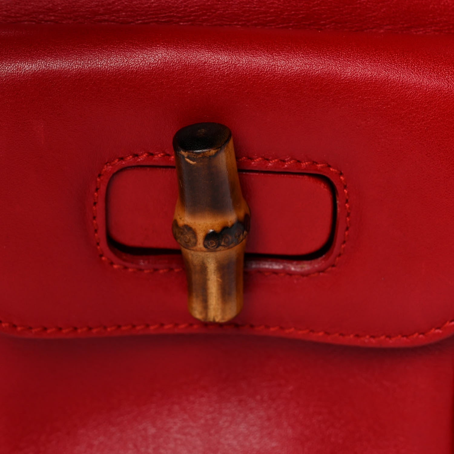 Gucci Calfskin Bamboo Mini Backpack Red 11 of 11