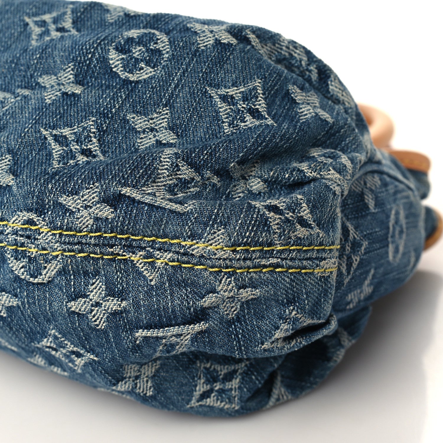 Louis Vuitton Monogram Denim Pleaty Blue 8 of 9
