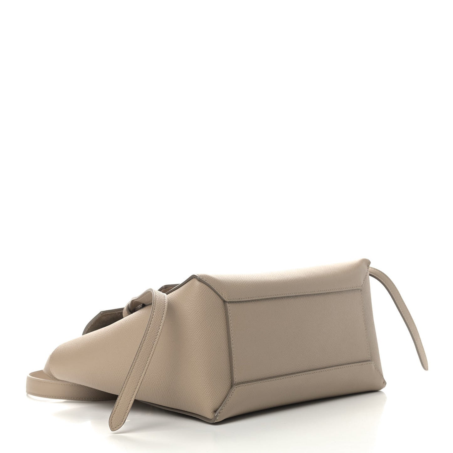 Grained Calfskin Micro Belt Bag Light Taupe