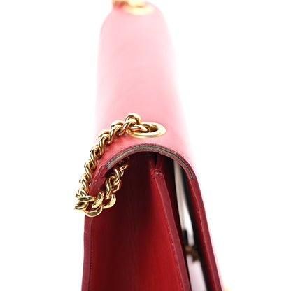 Saint Laurent Smooth Calfskin Medium Classic Monogram Kate Tassel Satchel Lipstick Red 18 of 19