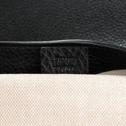 Gucci Pebbled Calfskin Medium Soho Shoulder Bag Black 7 of 7